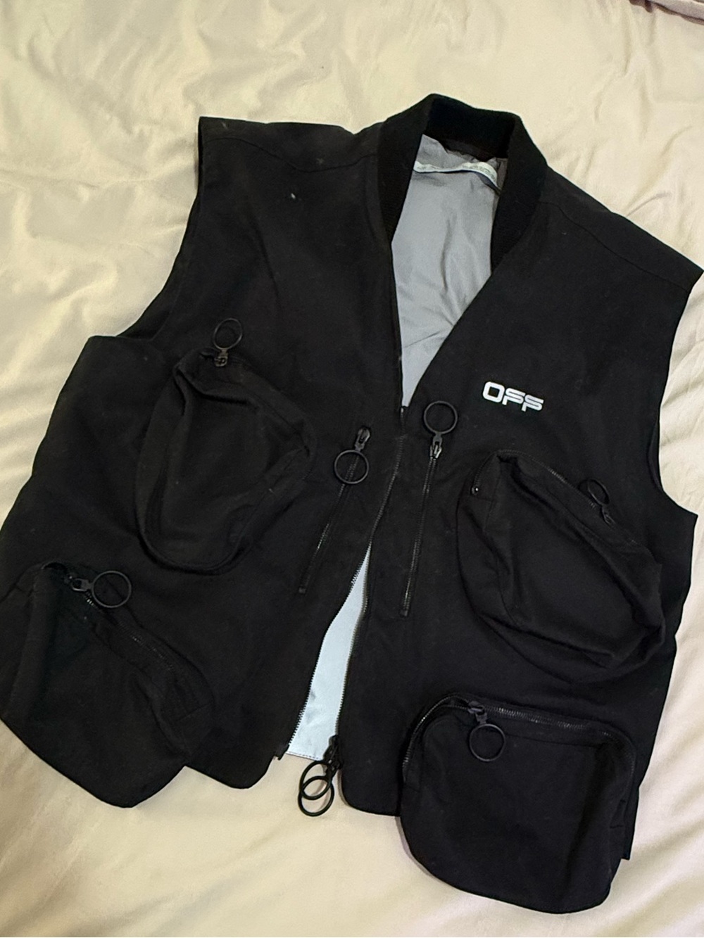 Off-White Black Multi-Pocket Utility Vest